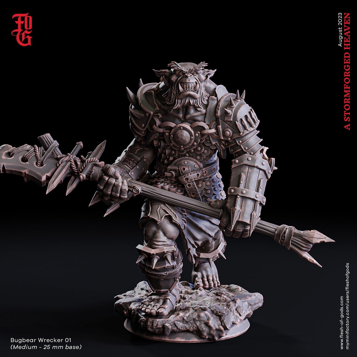 Bugbear Wrecker 01 - A Stormforged Heaven (sculpted by Flesh of Gods miniatures)