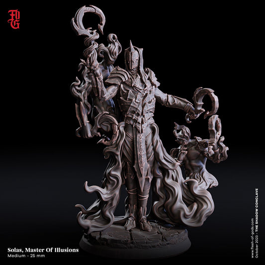 Solas, Master of Illusions - The Shadow Conclave (sculpted by Flesh of Gods miniatures)