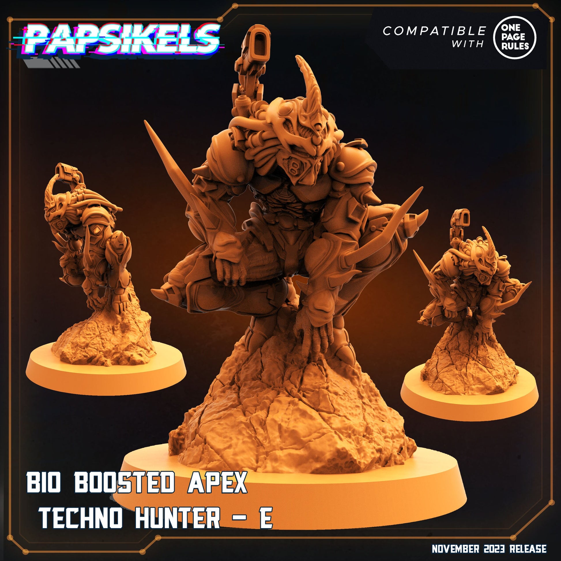 Bio Boosted Techno Apex Hunter - E - Predator Fan Art (sculpted by Papsikels)