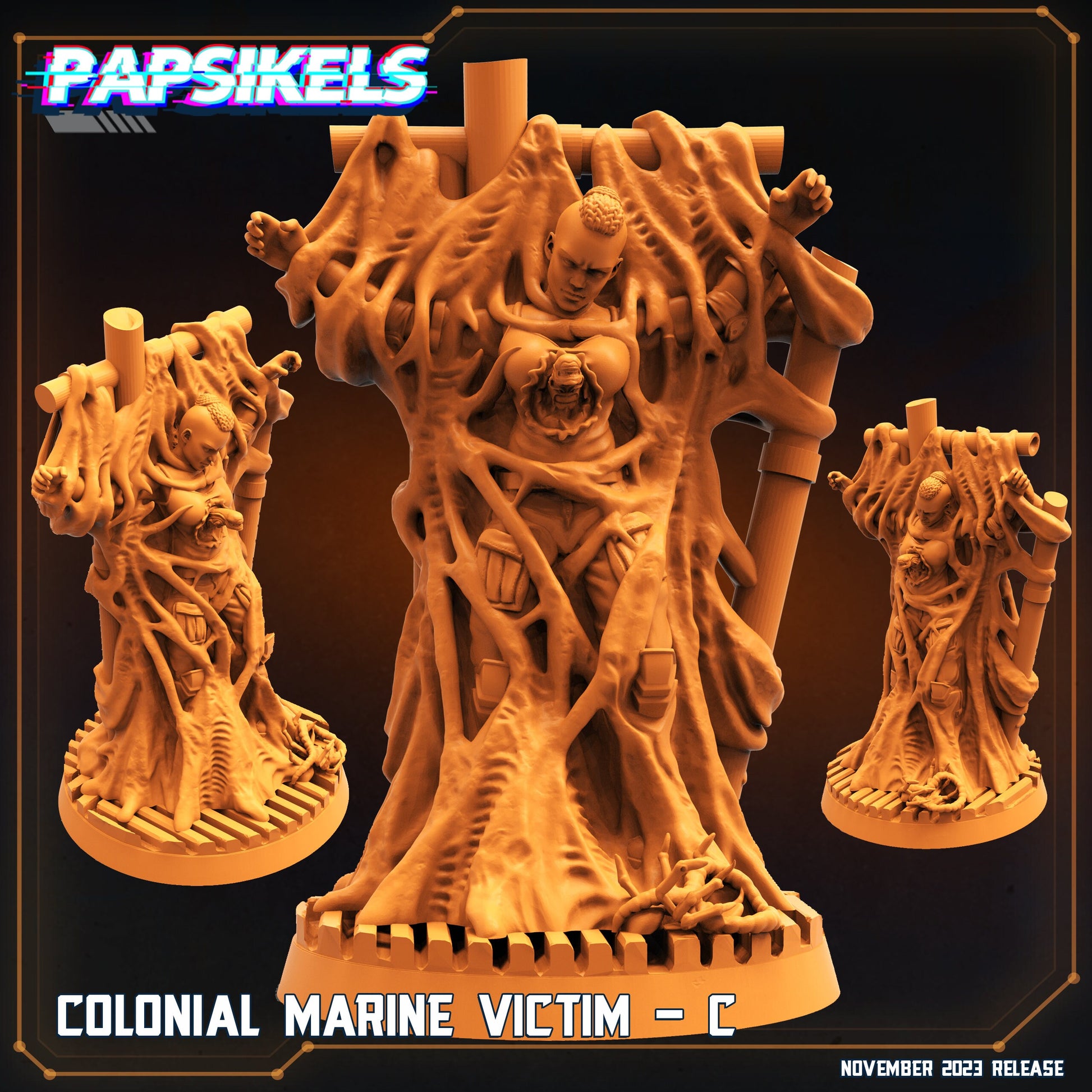 Colonial Marine Victim C (sculpted by Papsikels)