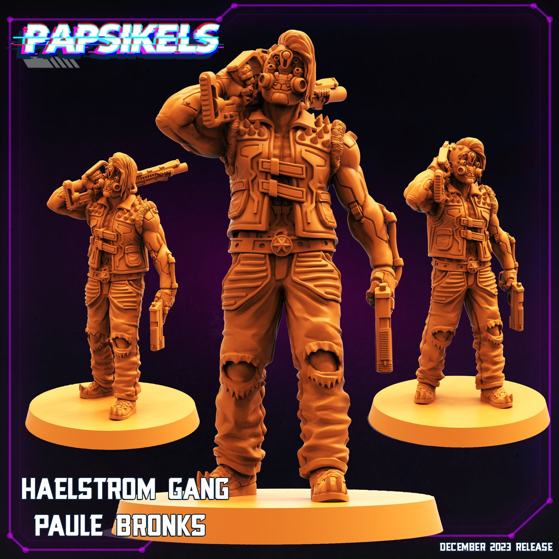 Haelstrom Gang - Paule Bronks (sculpted by Papsikels)