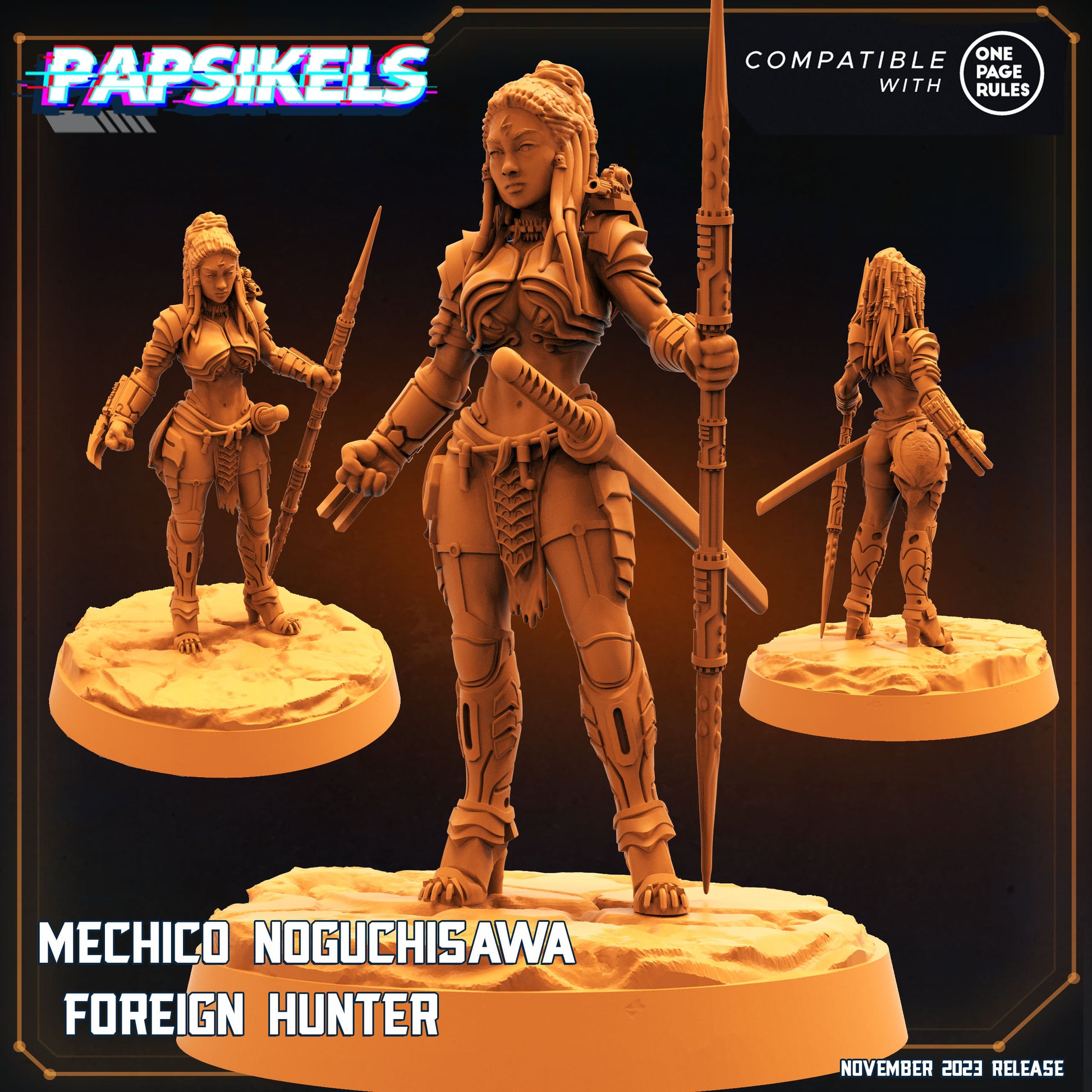 Mechico Noguchisawa - Foreign Hunter (sculpted by Papsikels)