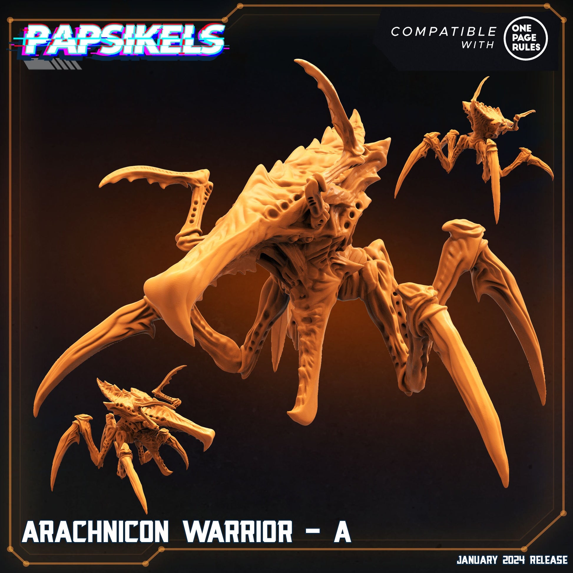 Arachnicon Warrior A (sculpted by Papsikels)