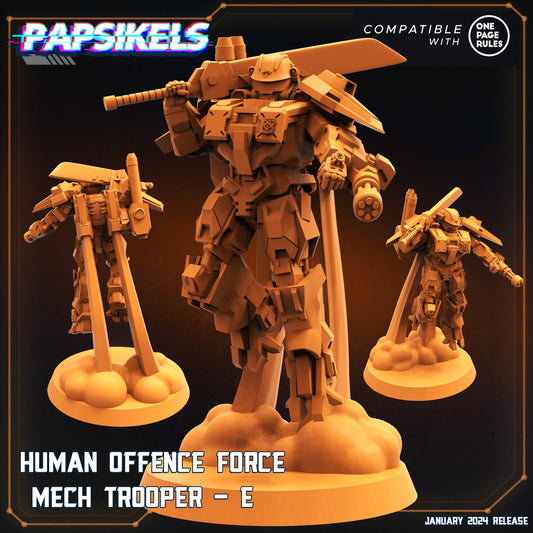 Colonial Space Military Exo Suit Trooper E (sculpted by Papsikels)