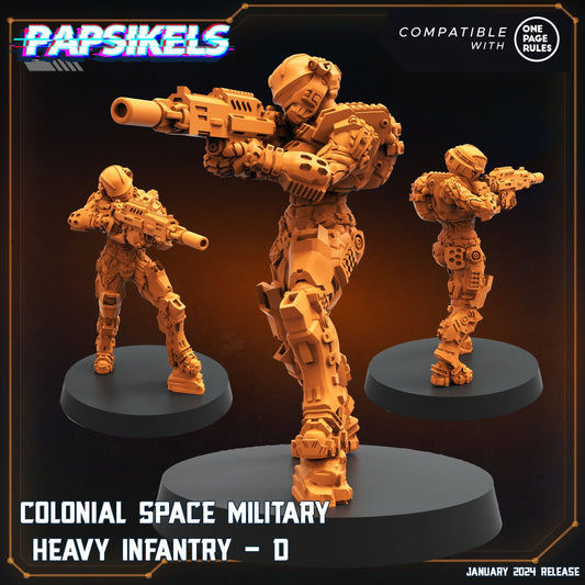 Colonial Space Military Heavy Infantry D (sculpted by Papsikels)