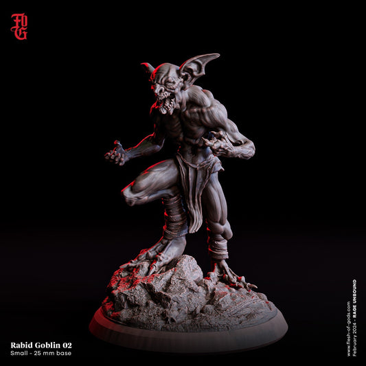 Rabid Goblin 2 - Rage Unbound (sculpted by Flesh of Gods miniatures)