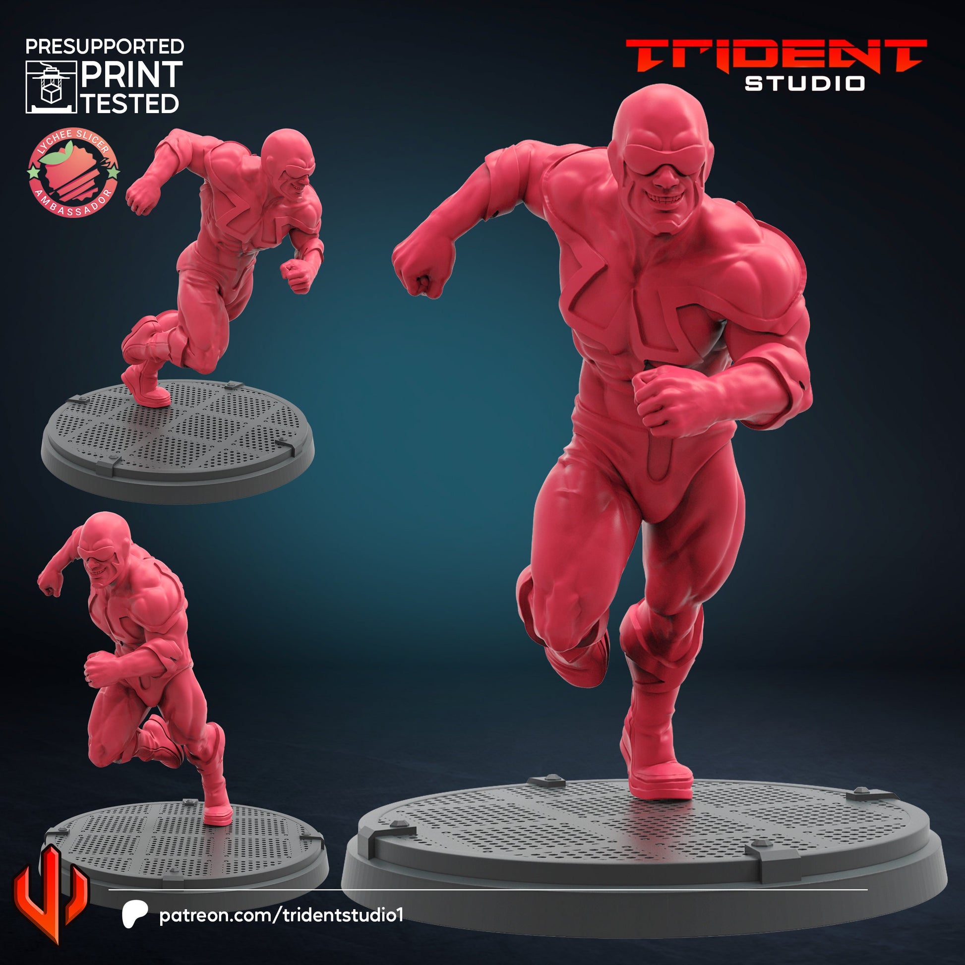 Speed Demon (Fan art sculpted by Trident Studio) (Crisis Protocol Proxy/Alternative)