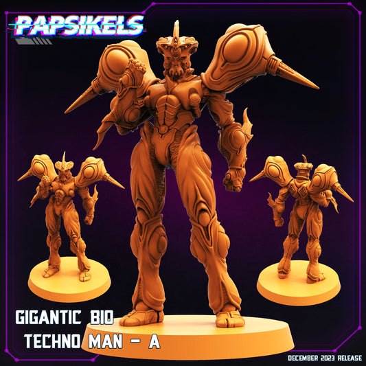 Gigantic Bio Techno Man A - Cyberpunk Miniature (sculpted by Papsikels)