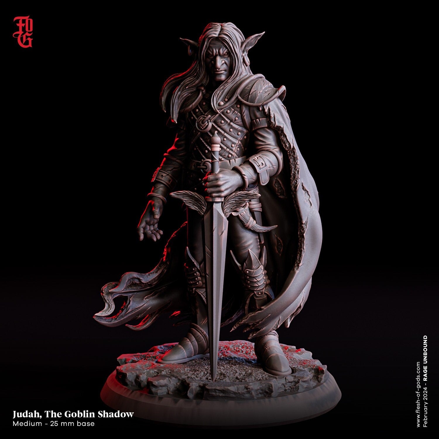 Judah, The Goblin Shadow - Rage Unbound (sculpted by Flesh of Gods miniatures)