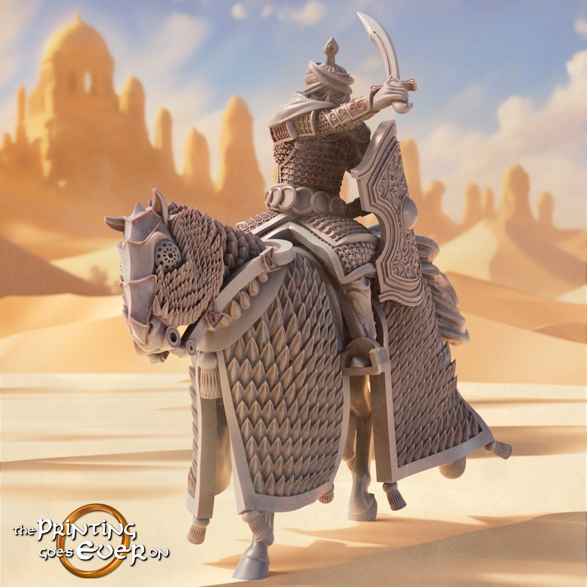 Easterner Cataphract B (sculpted by Print Goes Ever On)