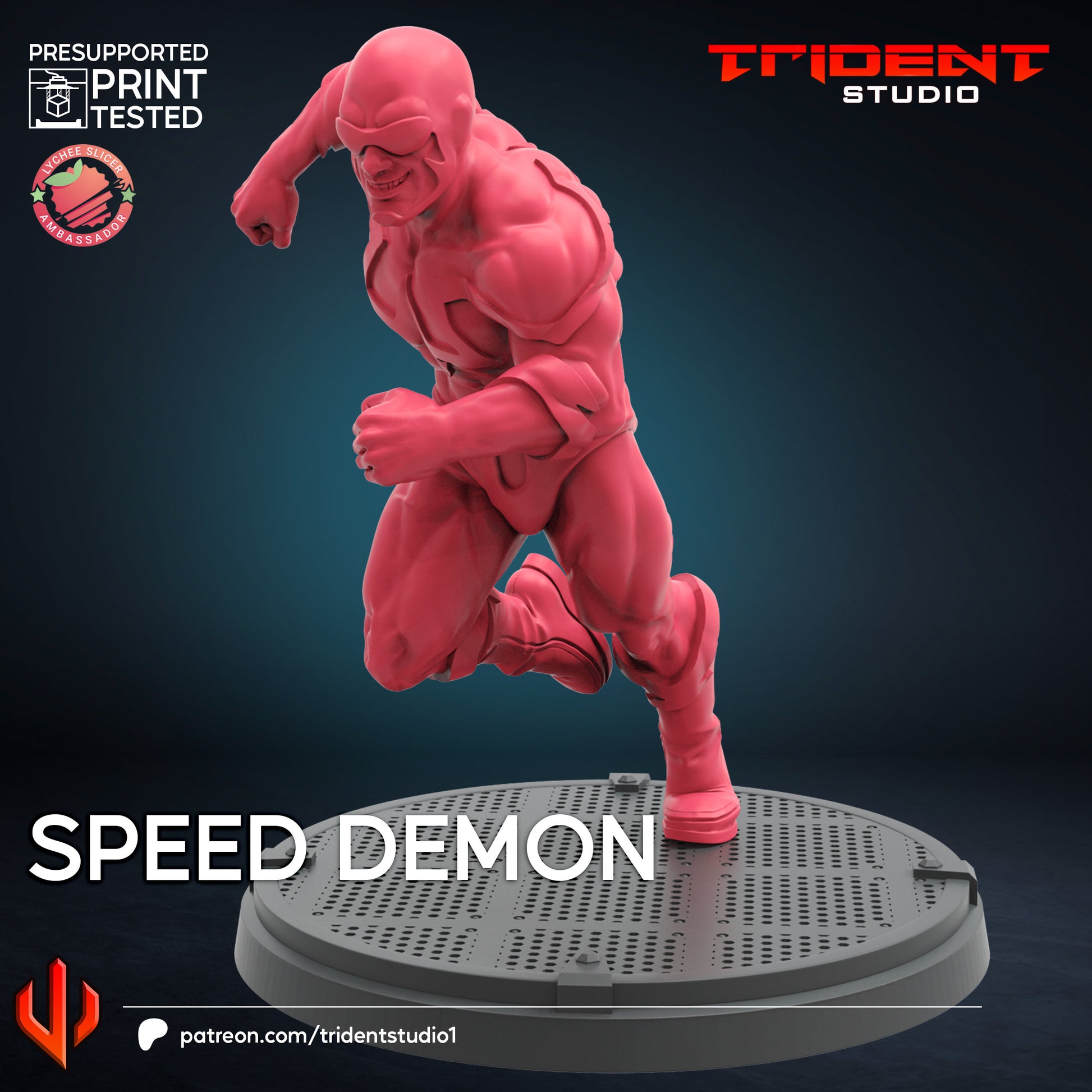 Speed Demon (Fan art sculpted by Trident Studio) (Crisis Protocol Proxy/Alternative)