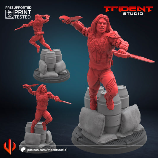 Warpath (Fan art sculpted by Trident Studio) (Crisis Protocol Proxy/Alternative)