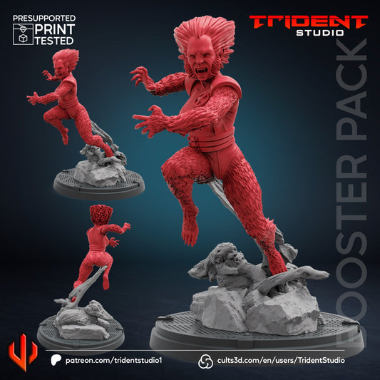 Wolfsbane - Future Past (Fan art sculpted by Trident Studio) (Crisis Protocol Proxy/Alternative)