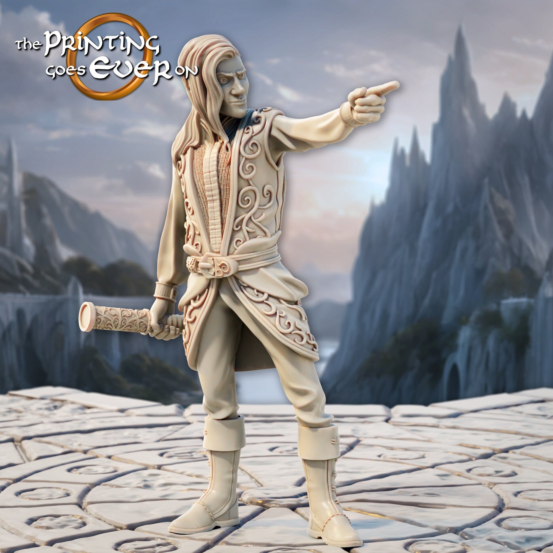 Elven Navigator B (sculpted by Print Goes Ever On)