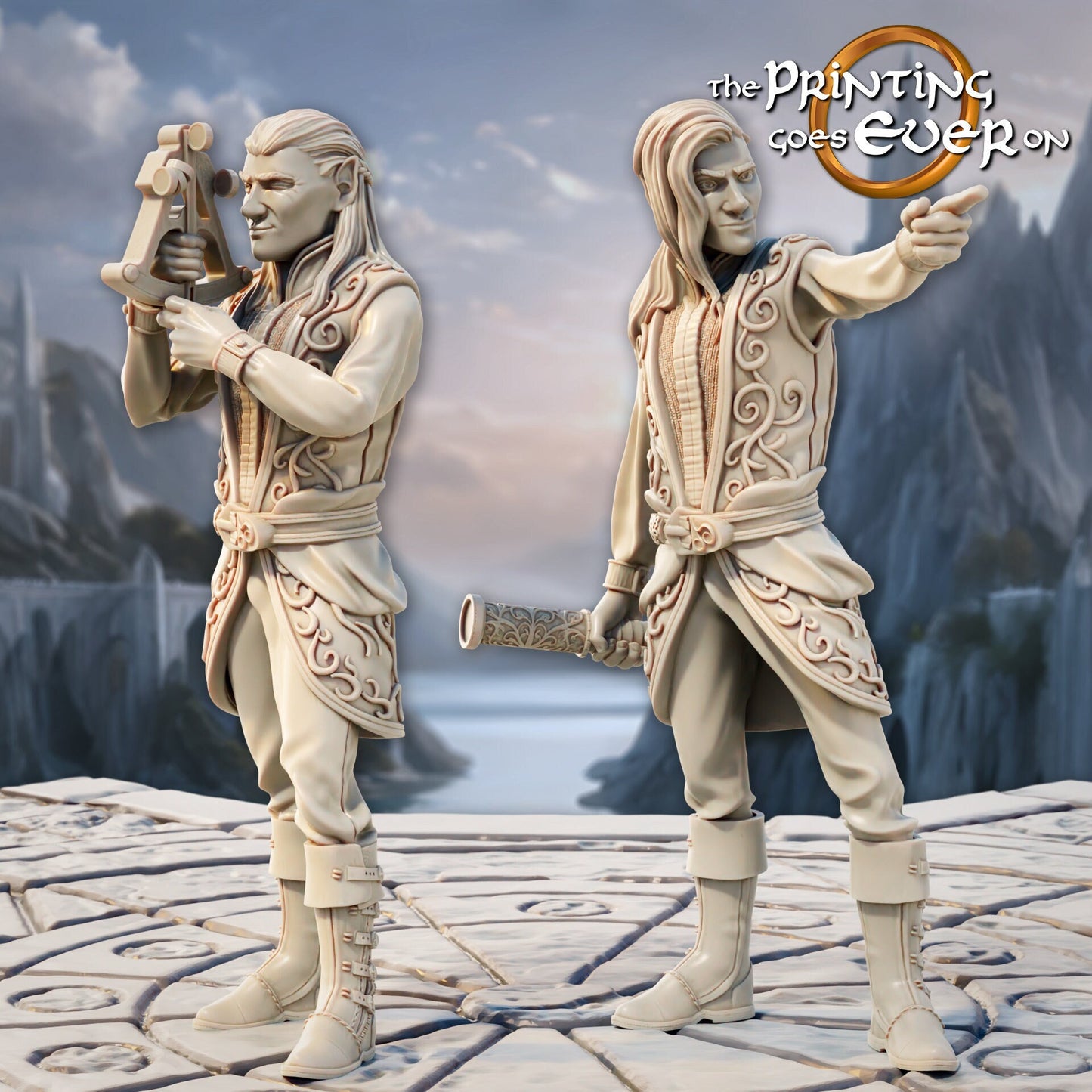 Elven Navigators - Set of 2 (sculpted by Print Goes Ever On)