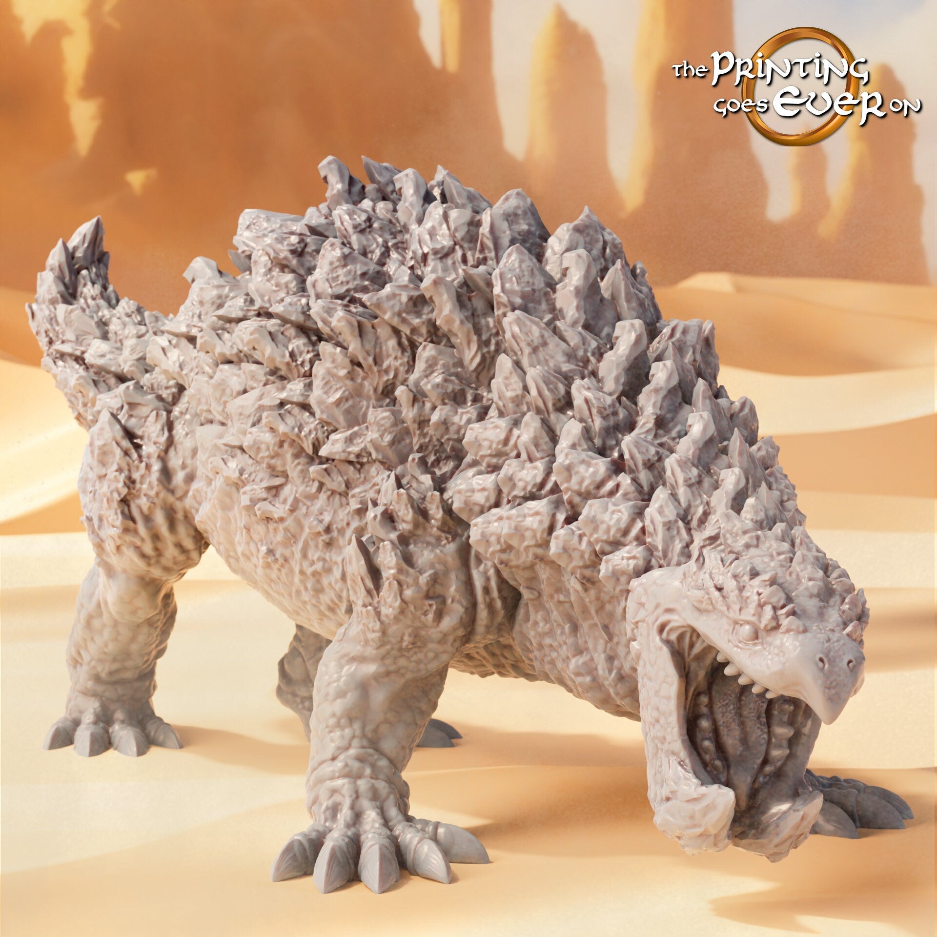 Sand Drake B (sculpted by Print Goes Ever On)