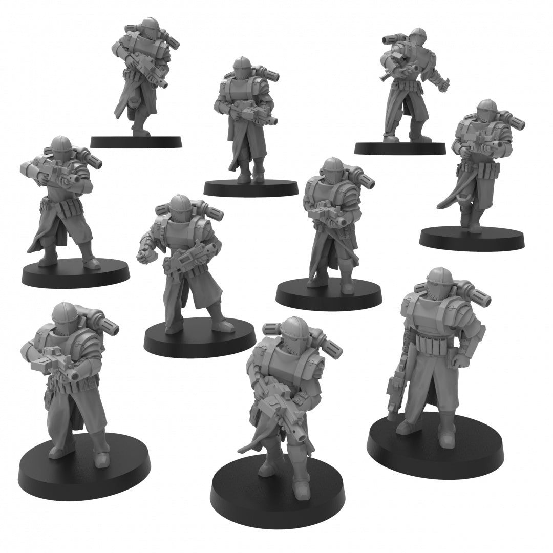 Vestal Battle Squad (10) (sculpted by That Evil One)